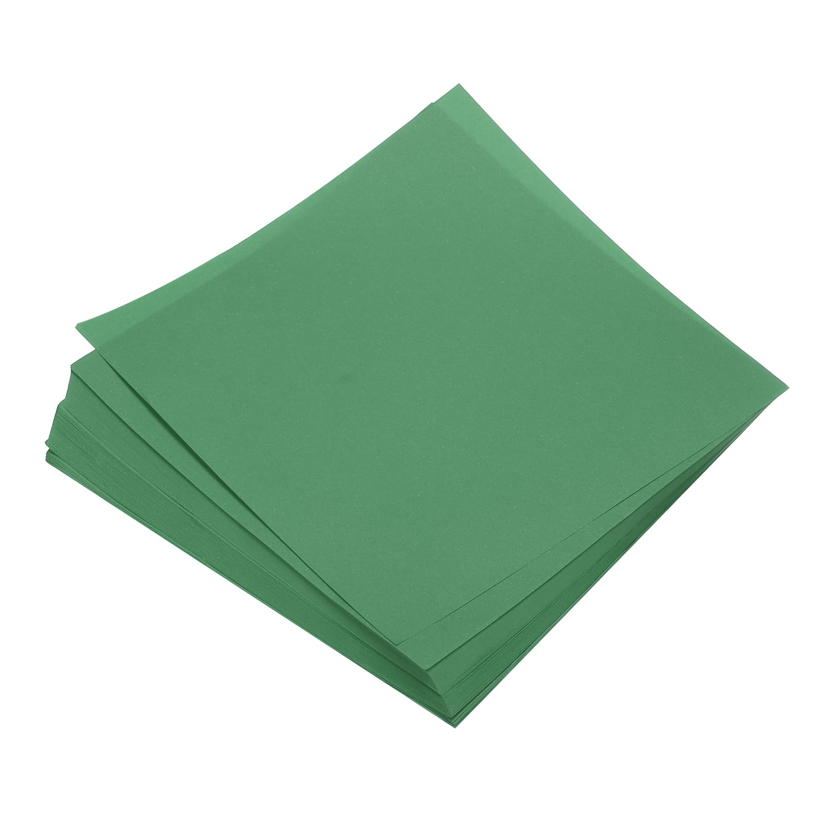 MECCANIXITY 100 Sheets Origami Paper Double Sided 8x8 Inch(20x20cm) Square Sheet for Art Craft Project, Beginners, Gifts Decor, Emerald Green