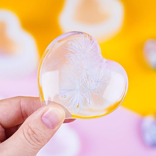 Miniatura 7 de NiArt Epoxy Resina 3D Forma de corazón DIY Casting Craft Soft Silicone Mold 5 Formas Brillante Multifuncional Artesanal Herramienta de Arte