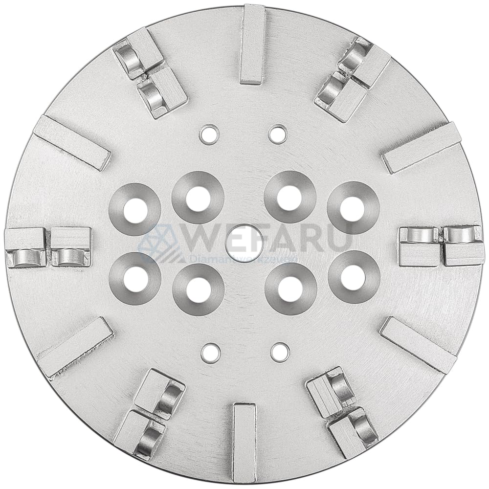 Diamant Bodenschleifteller RPB100 Ø 250 mm für weiche & dicke Beschichtungen bis 3 mm – PKD Kombisegmente – sauberes Schliffbild – Profi Qualität – Trocken & Nass