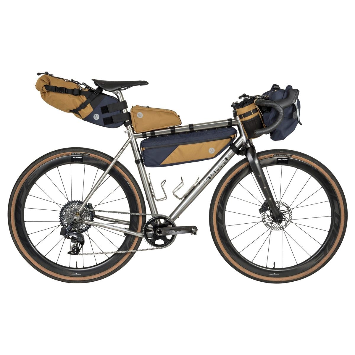 AGU Tube Bolsa para el Cuadro Venture - Brown -
