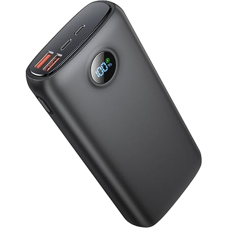 Power Bank 20000mAh 30W Ricarica Rapida, Display LED, 2 Porte USB-C E 1 USB-A, Caricatore Portatile Con Power Delivery E Quick Charge Per IPhone, Samsung, IPad E Altro - 4