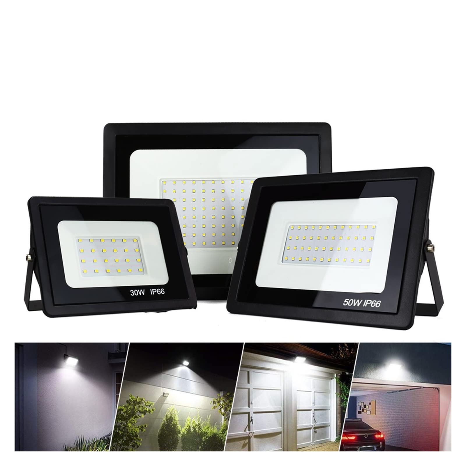 Naświetlacz LED, 5 0W 100W 200w Światło ciekłokrystaliczne IP66 Wodoodporne ultra cienkie reflektor oświetlenia oświetlenie DOPROWADZIŁO Reflektor(200W)