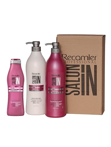 RECAMIER - Juego de champú antiencrespamiento Liss acondicionador desenredante – Champú 33.8 oz + acondicionador 10.1 oz