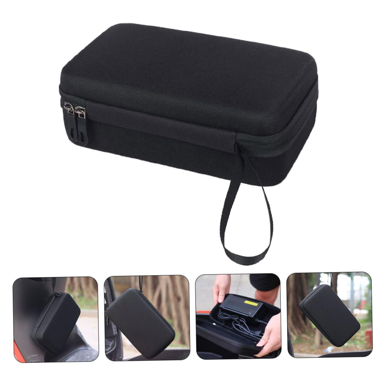 Yardwe 4 Pcs Chargeur De Rangement Vélo Accessoires Électroniques Organisateur Câble Étui De Transport De Rangement Électronique Chargeur Chargeur Organisateur