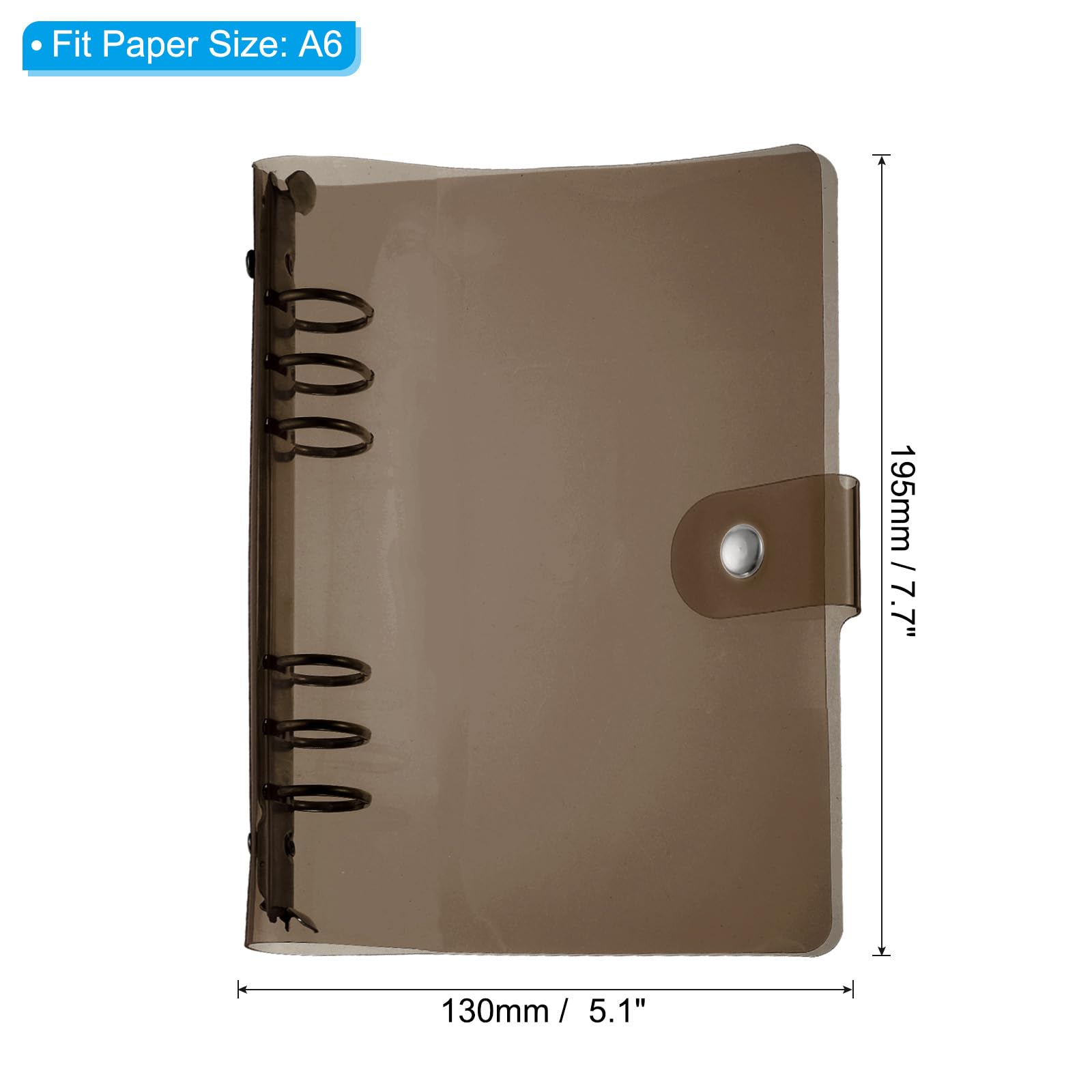 PATIKIL A6 Clear Binder Cover - Image 2