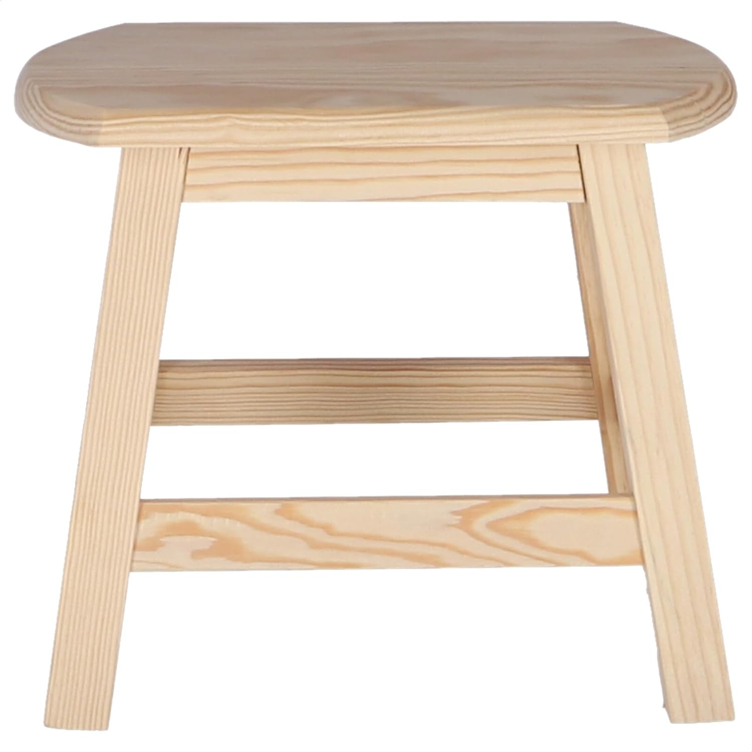 Aranaz Large Oval Stool without Varnish