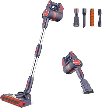 JASHEN D18 Aspirador sin Cable 20Kpa Fuerte succión, 3 velocidades  seleccionables : Amazon.es: Hogar y cocina