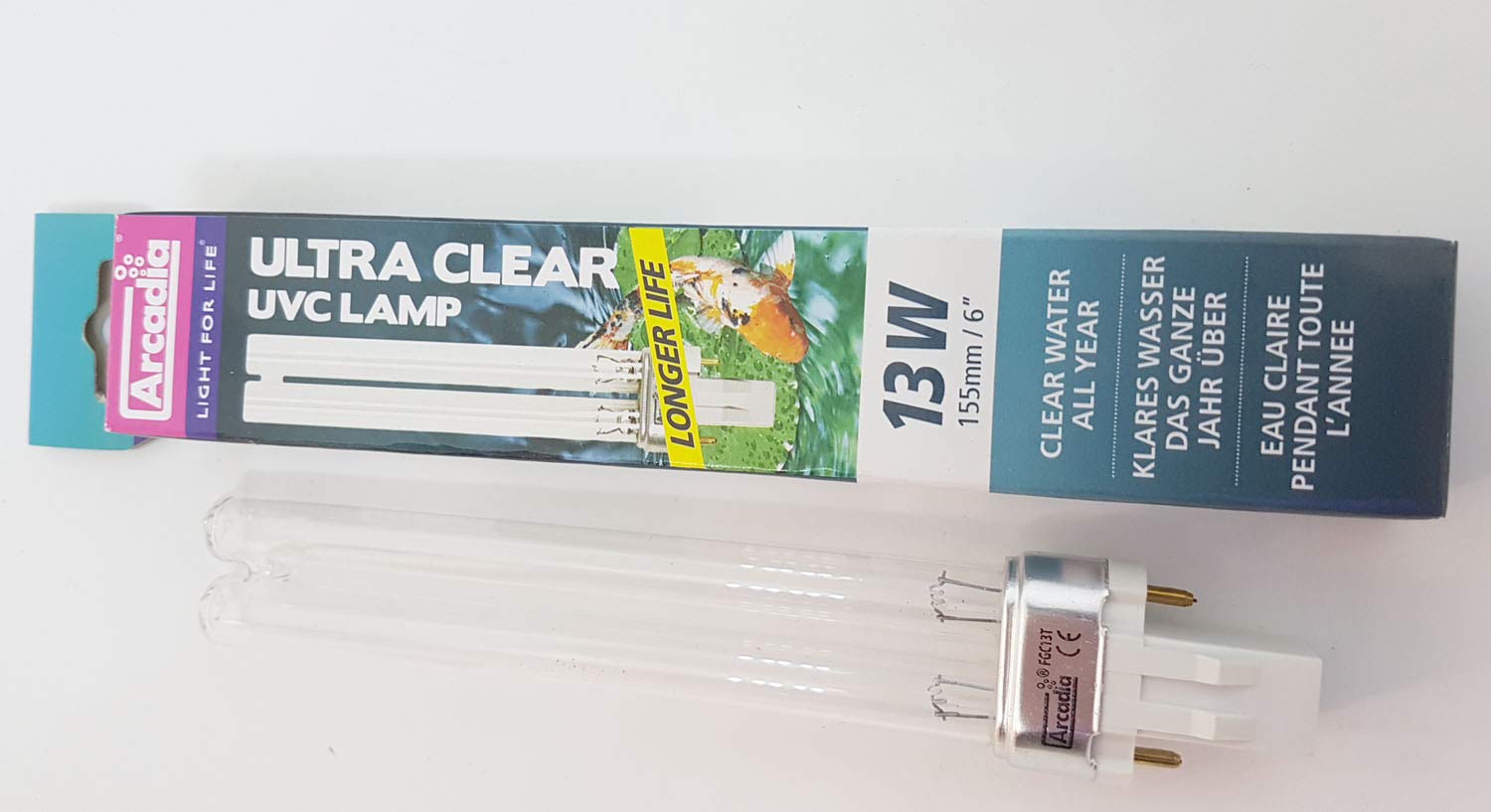 Arcadia Ultra Clear UVC Compact Lamps13W