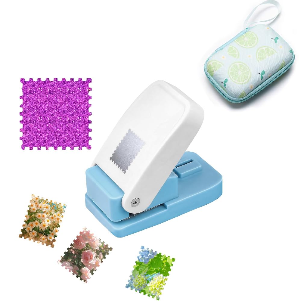 Amazon.co.jp: For エンボスパンチ クラフトパンチ 切手型 DIY 手芸用