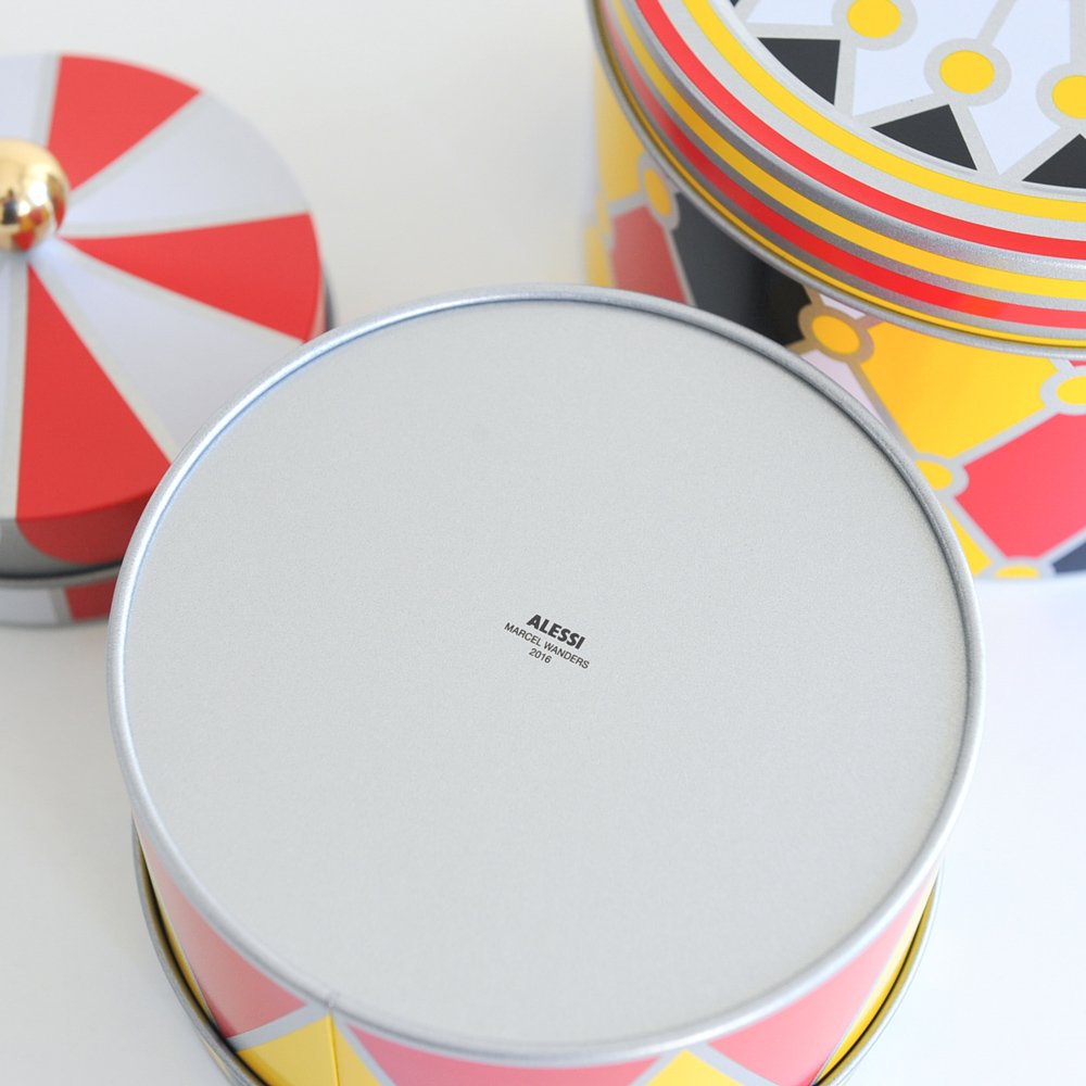 Alessi Circus MW31S3 Set Scatole Portaoggetti Impilabili di Design in Banda Stagnata