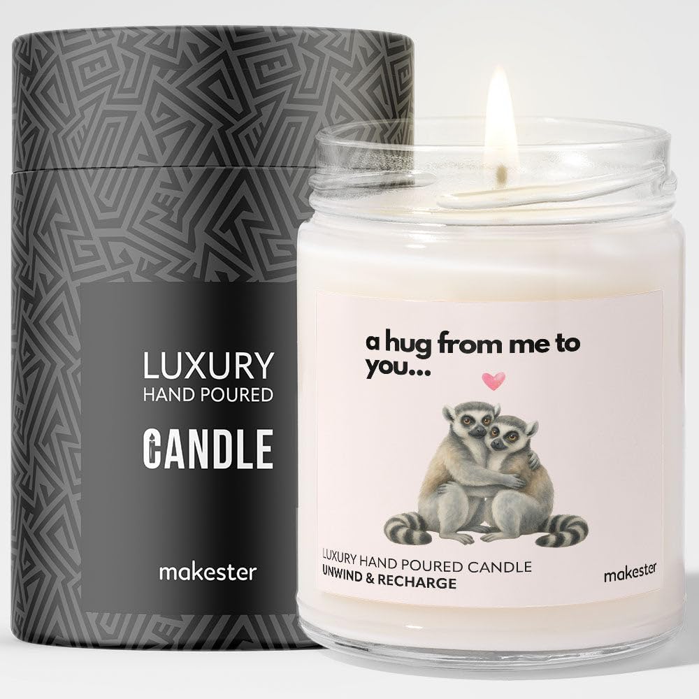 Lemur Gifts - Luxury Soy Wax Candle - Vanilla, Jasmine, Sugared Almond - Makester โ image 1