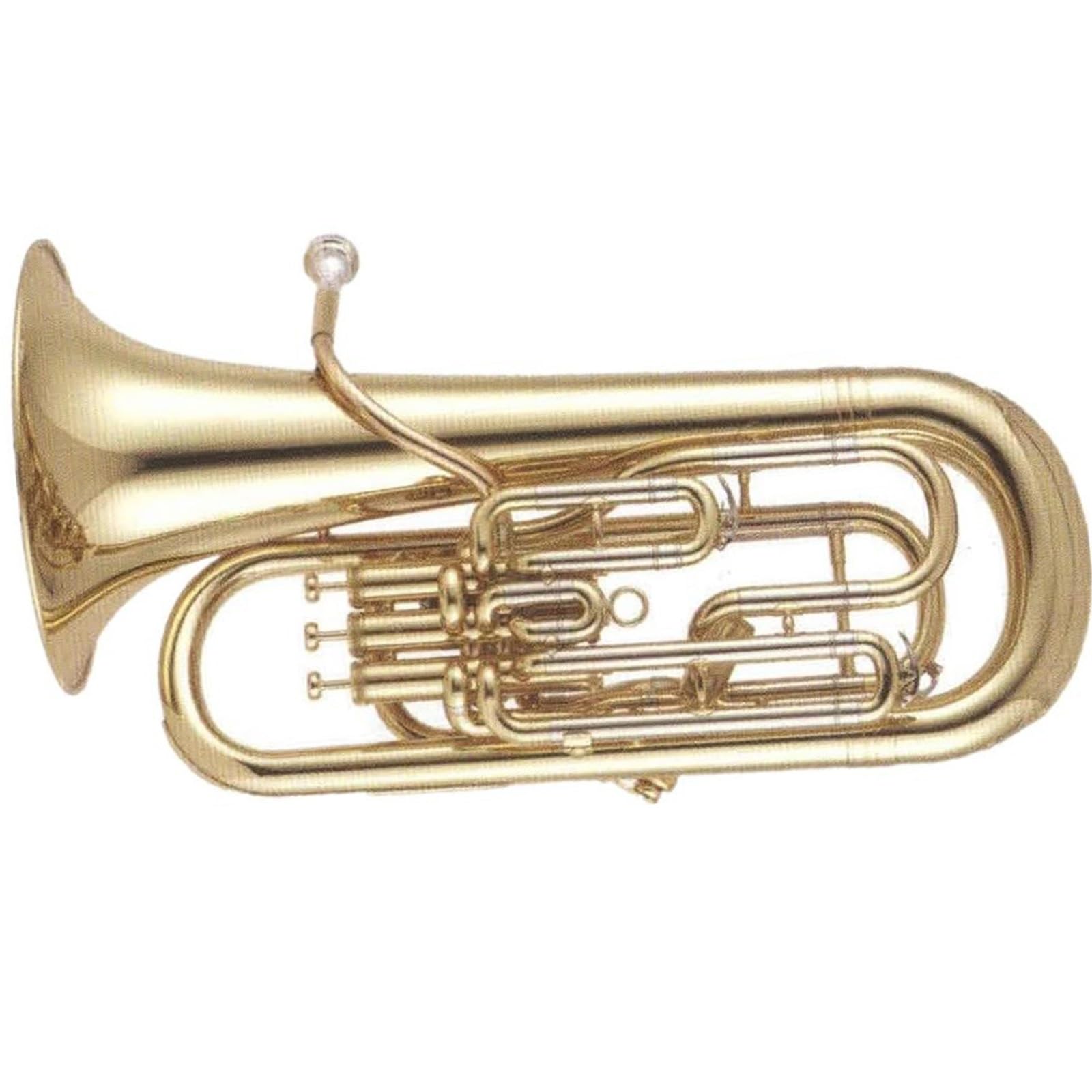 Eufonium 4 Piston B Flat Profesjonalne Złote Lakierowane Eufonium Do Występów Muzycznych Dla Dorosłych