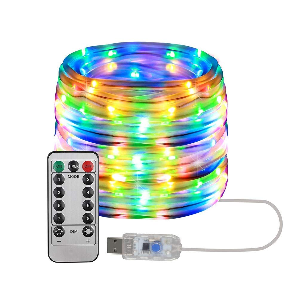 Guirlande lumineuse extérieure LED 20m 200 lights avec 8 modes - 8
