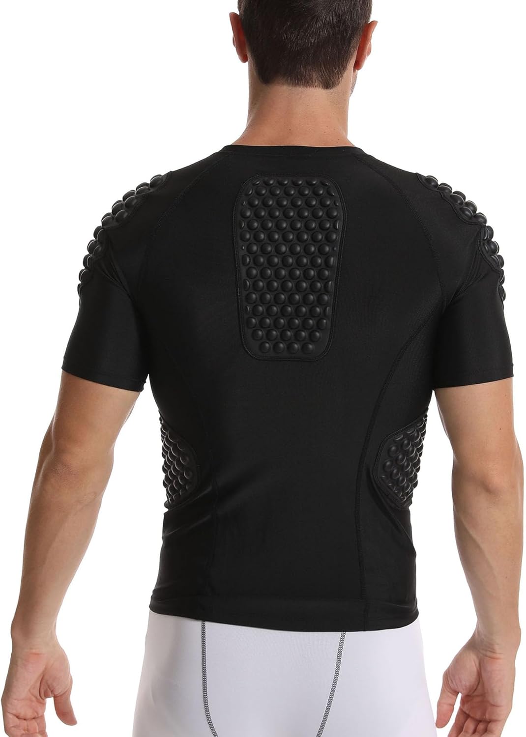 Men's Padded Football Protective Gear Set Training Suit for Soccer Basketball Paintball Rib Protector