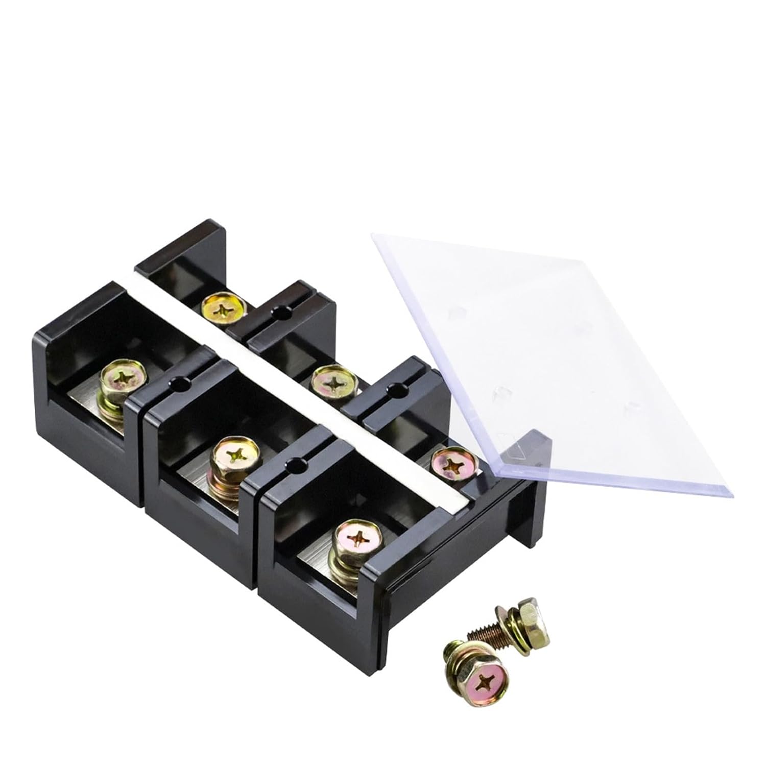 1Piece TC High Current Barrier Screw Terminal Block | TC400 Series Wire Connector 600V 400A 4003/4/ Positions Connector(TC4004)