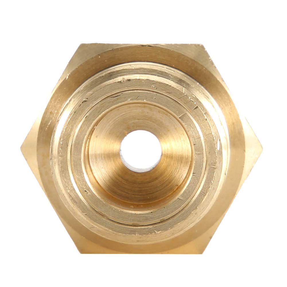 Adapter Butli CO2, Mosiężny Zbiornik Butli W21.8 CGA320 Adapter Adaptera Regulatora Złącze Adaptera Złącze Zbiornika Akcesoria Konwertera (Konwertuj W21.8 na CGA320)
