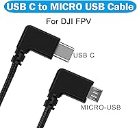 Vista 2 de FPV Vista en primera persona Drone Accesorios Gafas V2 Cable Compatible con DJI FPV Gafas V2 Conectar a teléfonos Android Micro