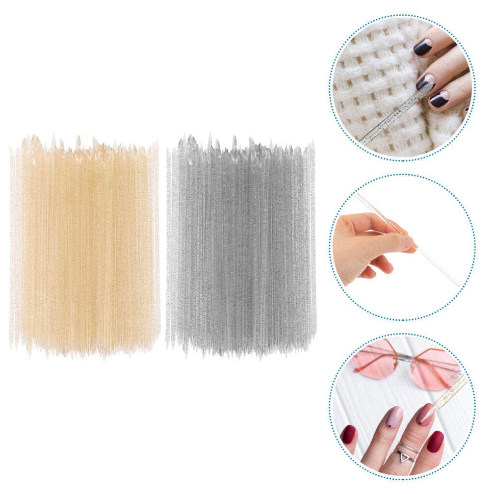 200pcs Nail Art Dotting Tool Cuticle Sticks for Manicure and Nail Art Multi- for Professional and Home Use