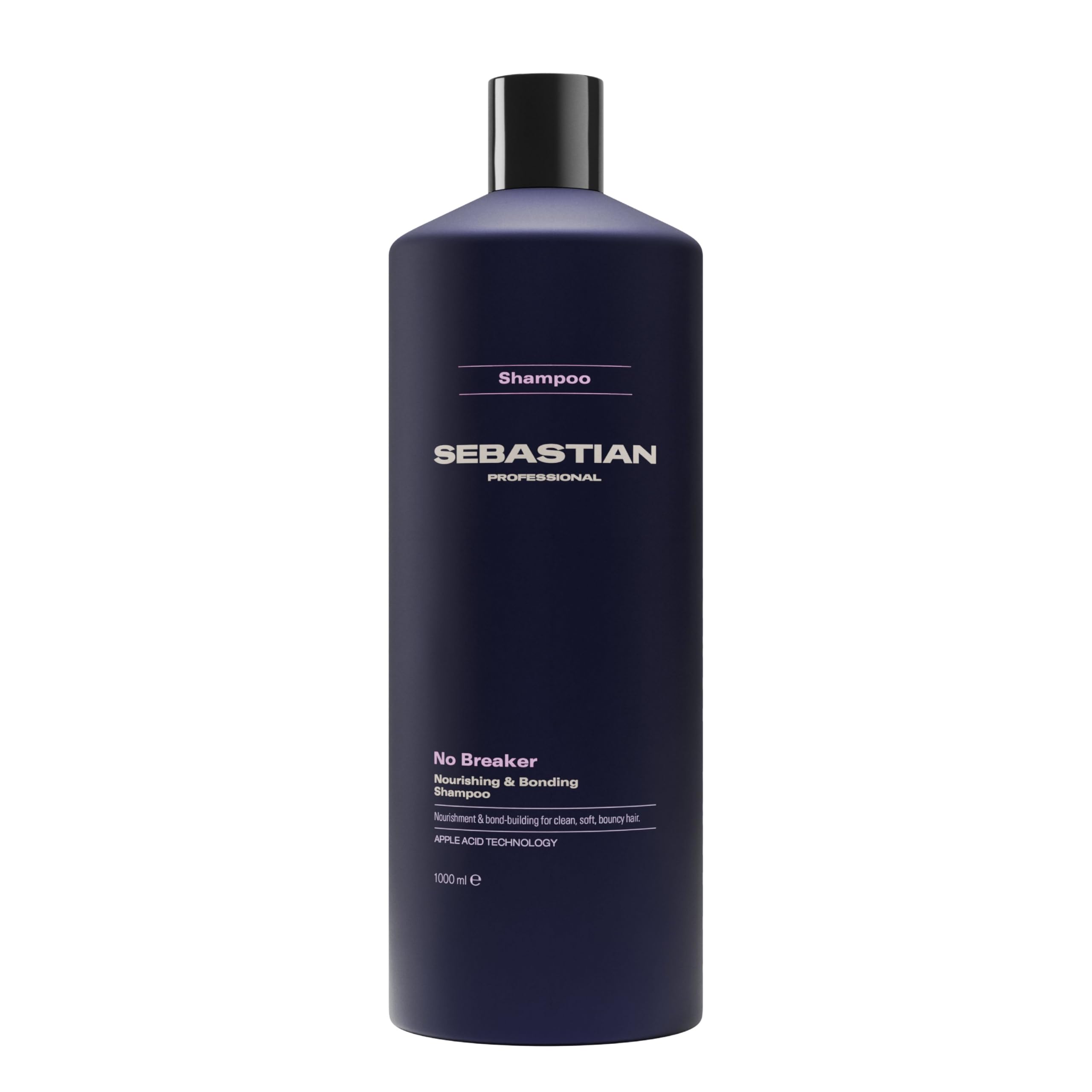 Sebastian Professional NO.BREAKER | Champú Profesional | Nutre y Limpia | Crea Enlaces y Fortalece el Cabello Débil y Sensible | Con Ácido de Manzana | 1L