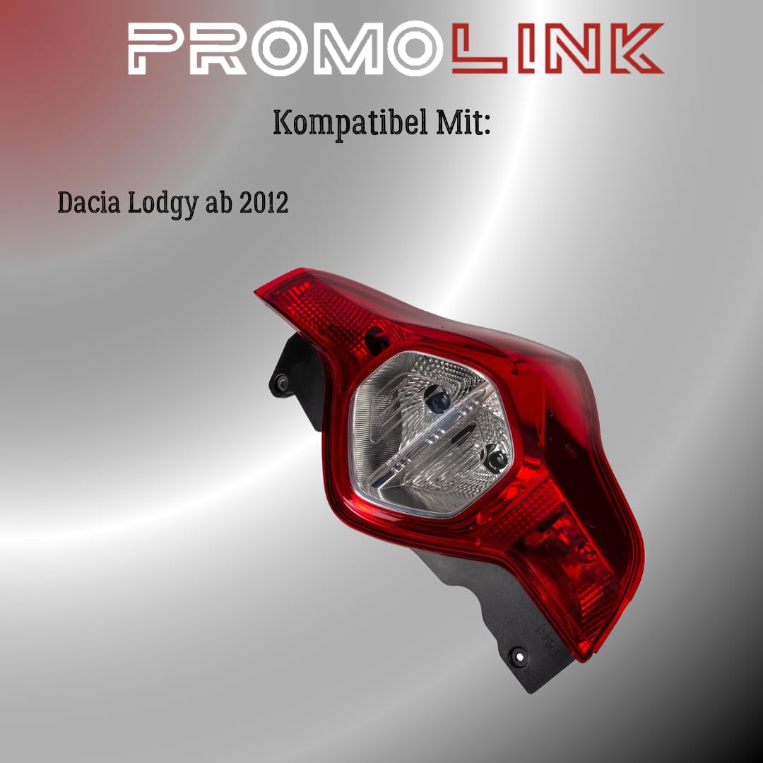 Fanale posteriore per fanale posteriore compatibile con Dacia Lodgy dal 2012 con test E 265502184R 265558016R (a destra)