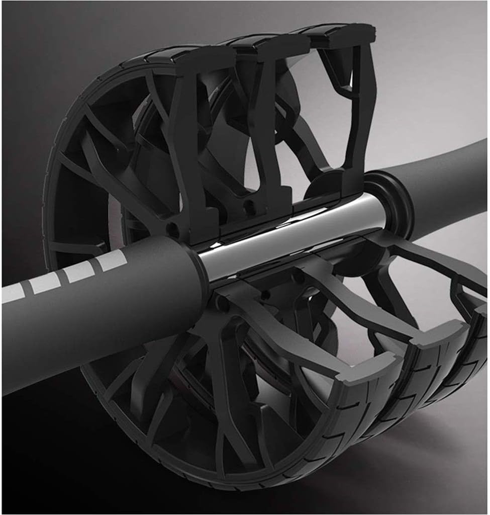Abdominal Muscle Wheel - Roller Kit with Resistance Band,Knee Pad,Anti-Slip Handles,Storage Bag and Training Program