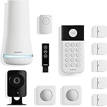 SimpliSafe 12 Piece Wireless Home Security System w/HD Camera - Optional 24/7 Professional Monitoring - No Contract - Compatible with Alexa and Google Assistant, White