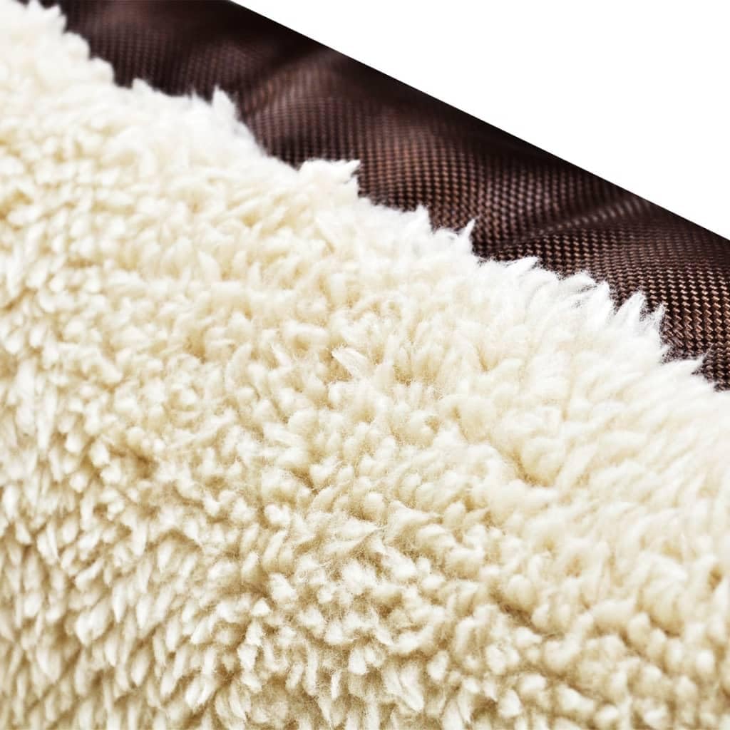 Cuccia per cani marrone, beige, XXL, accogliente posto per dormire con fondo antiscivolo, cuscino lavabile, impermeabile, robusto e delicato sulle articolazioni