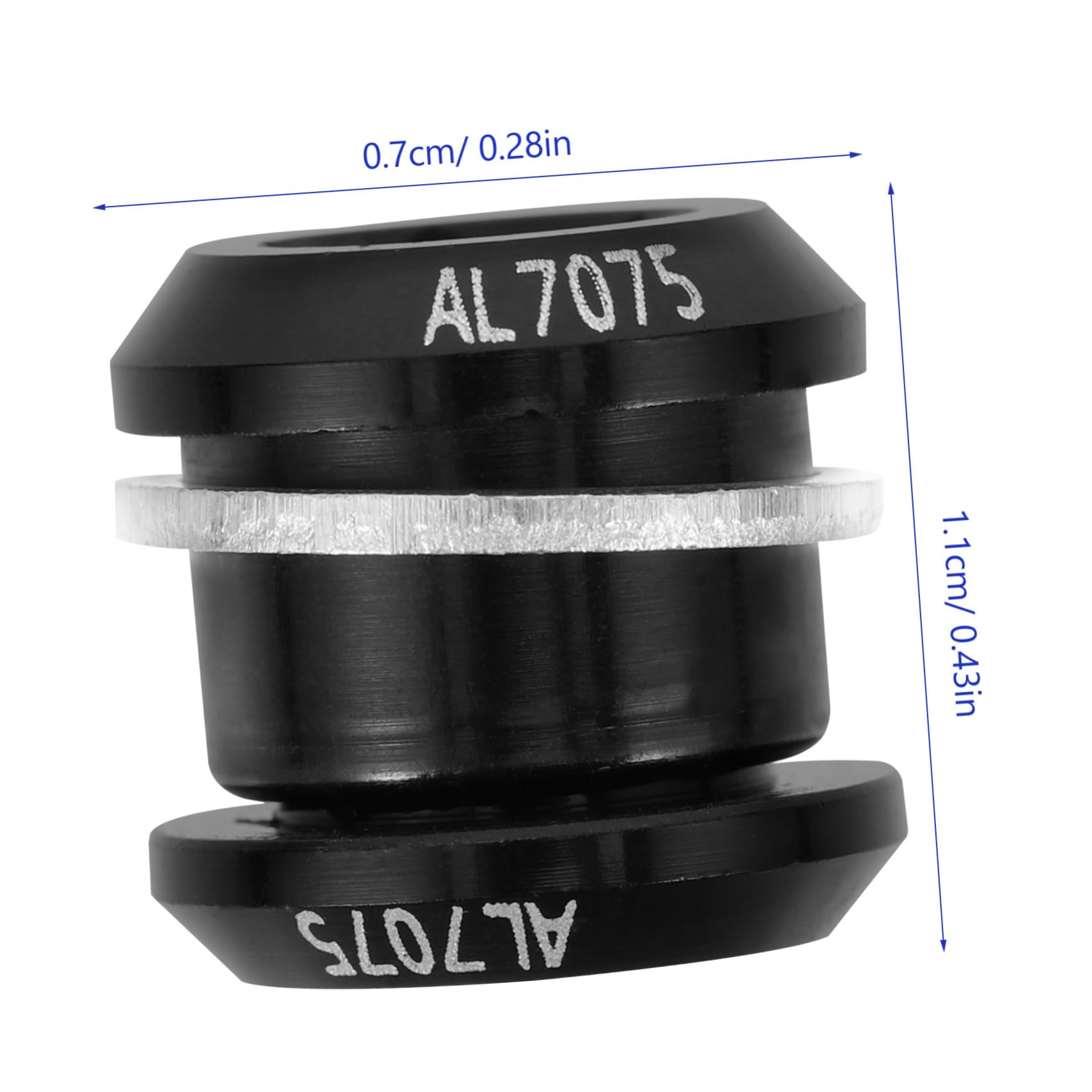 BESTonZON Aluminum Alloy Snare Drum Air Vent Screws Durable Drum Repair Kit Accessory for Percussion Instruments Finish for Snare and Bass Drums