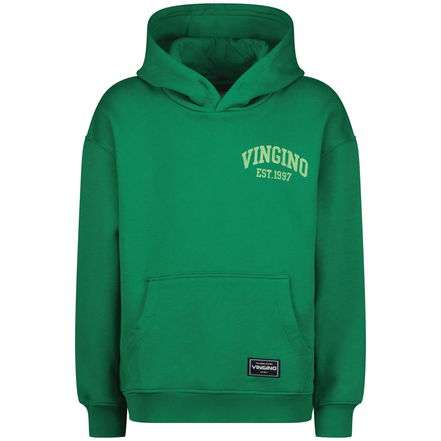 Vingino Boys Icon-Hoody in Color Green Tambourine Size 16 of The Collection AW25