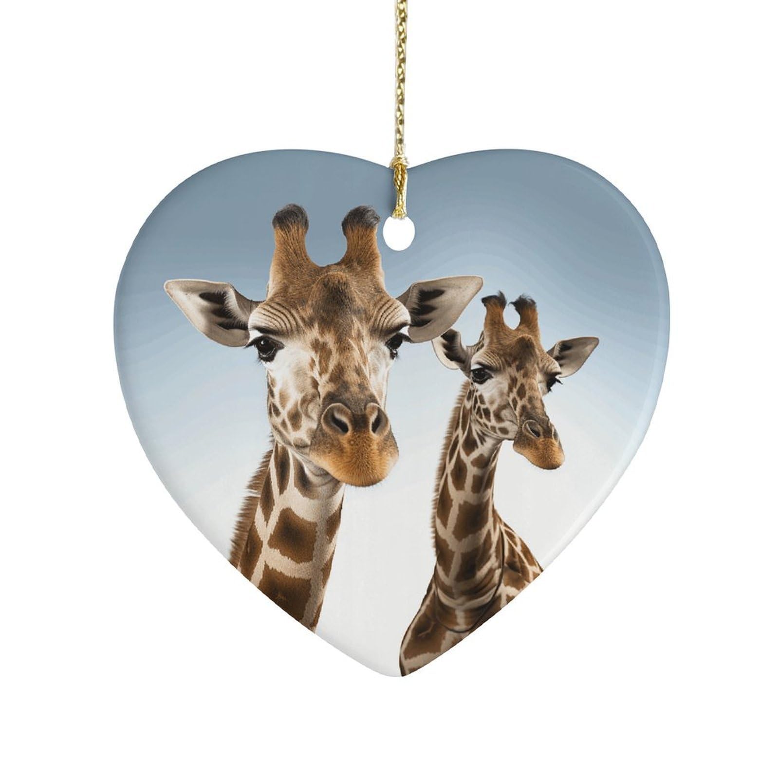 Fekiloot Style Necks Of Giraffe Ceramic Ornament Home Decor Keepsake