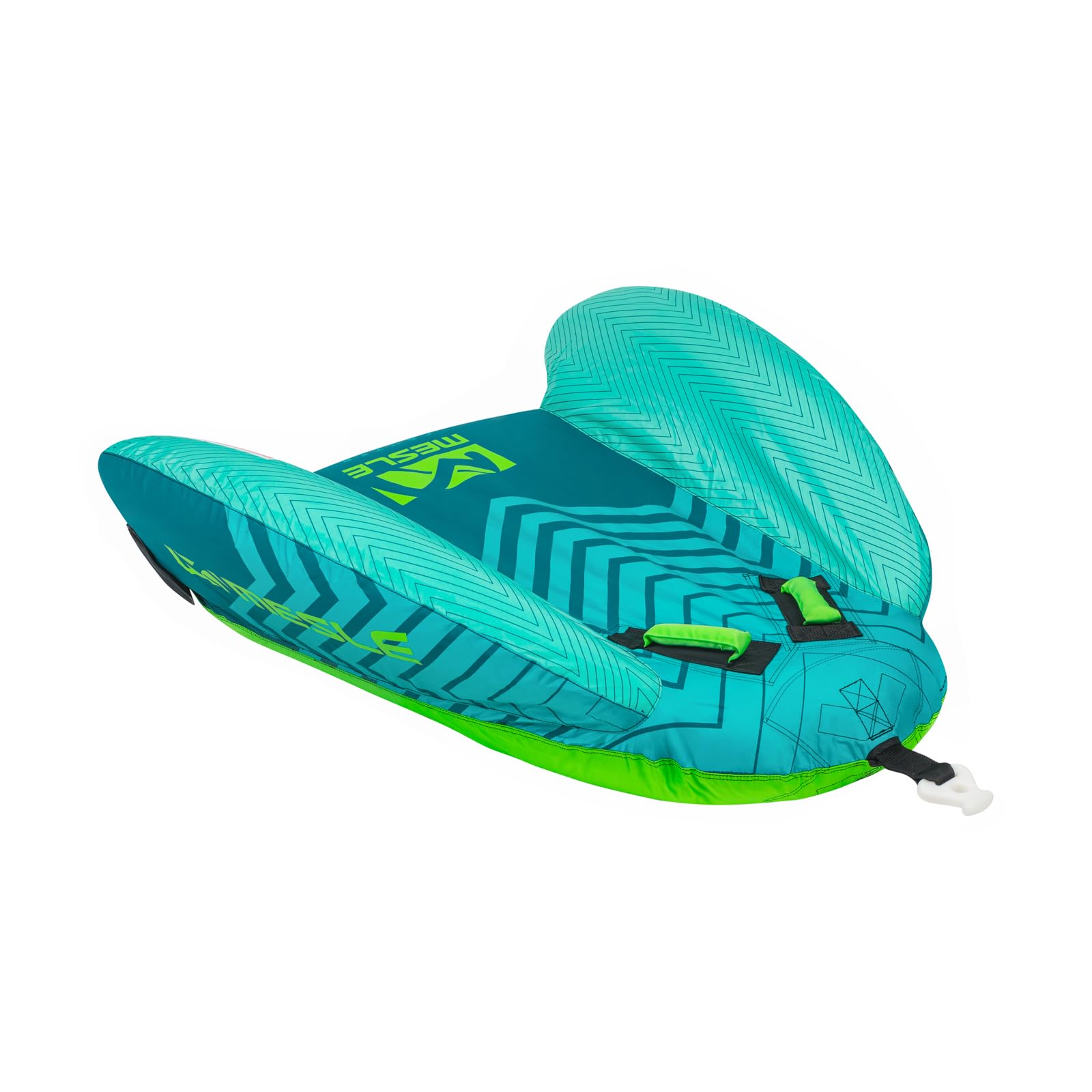 Mesle Funtube Cruzer 1 Person Wasserreifen aufblasbar Towable Tube für Kinder & Erwachsene Boot Jetski