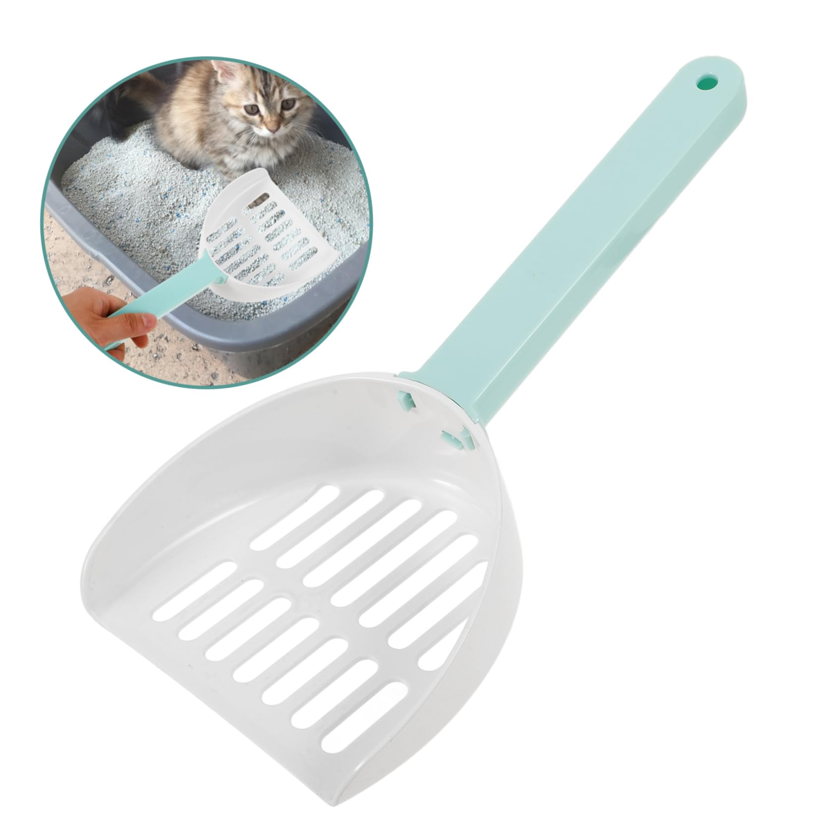 Sosoport 5pezzi Cat Litter Scoop Strumento per Lettiera per Setaccio Resistente per Rimozione Fecale e