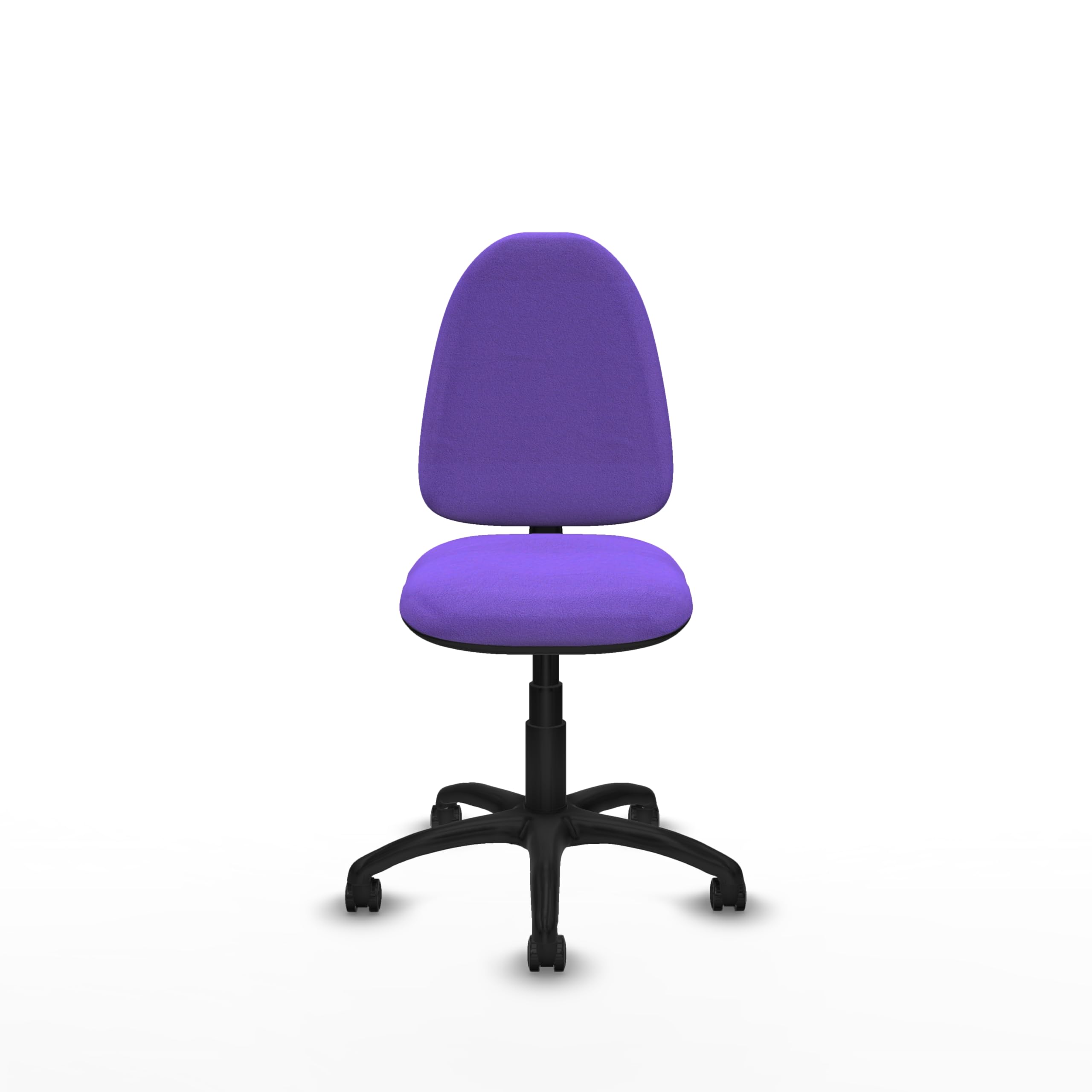Piqueras y Crespo - Silla para Maquina de Coser Industrial Aýna sin Brazos. Equipado con Contacto Permanente Básico y Espuma de Corte. con Ruedas Autofrenantes