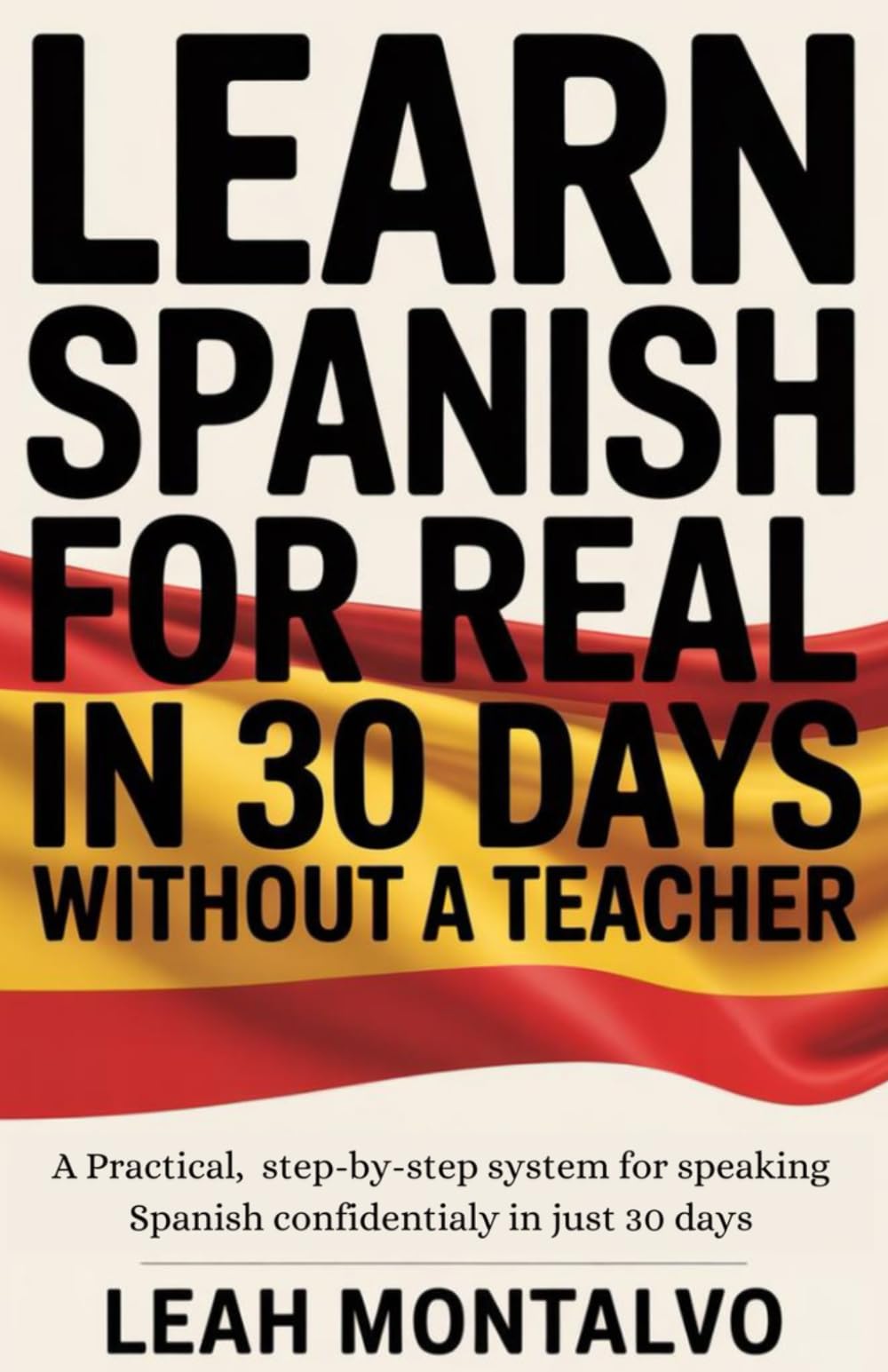LEARN SPANISH FOR REAL IN 30DAYS WITHOUT A TEACHER: A practical, step-by-step system for speaking Spanish confidently in just 30 days