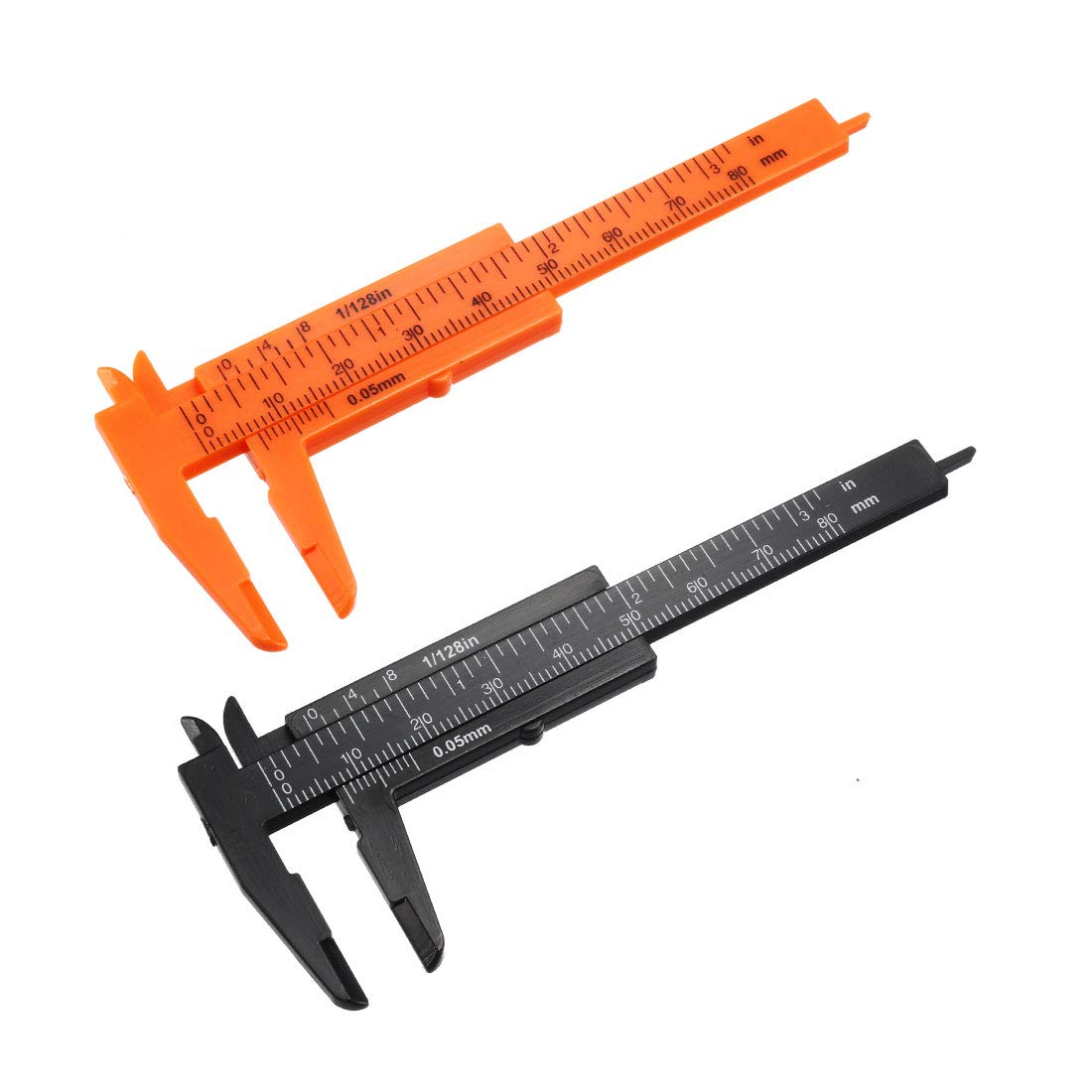 uxcell Vernier Caliper 80mm 3 Inch Metric Mini Double Scale Plastic Ruler Measuring  Tool 1Set: : Industrial & Scientific