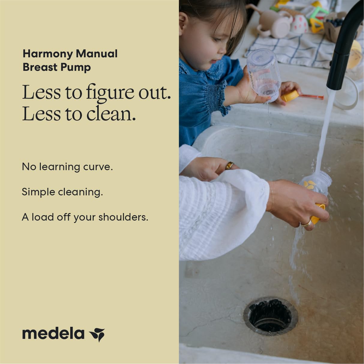 Medela Harmony Manuelle Milchpumpe, Einhand-Milchpumpe mit Flex-Brustschutz für mehr Komfort und Ausdrücken von mehr Milch