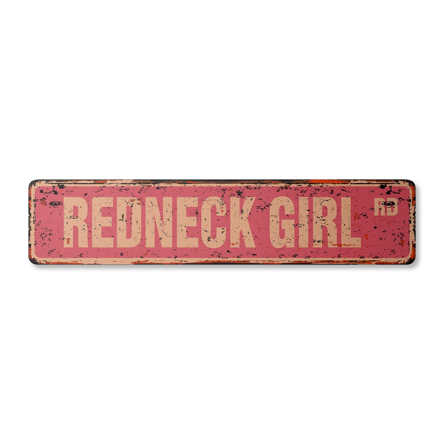 REDNECK GIRL Vintage Street Sign southern country south fried chicken