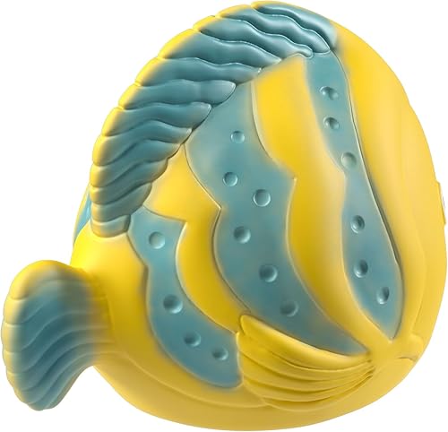 Miniatura 3 de CaaOcho Juguete de baño de goma natural pura - La The Butterfly Fish Baby Toy - Juguetes de baño sin agujeros, juguetes de baño sin BPA para bebés