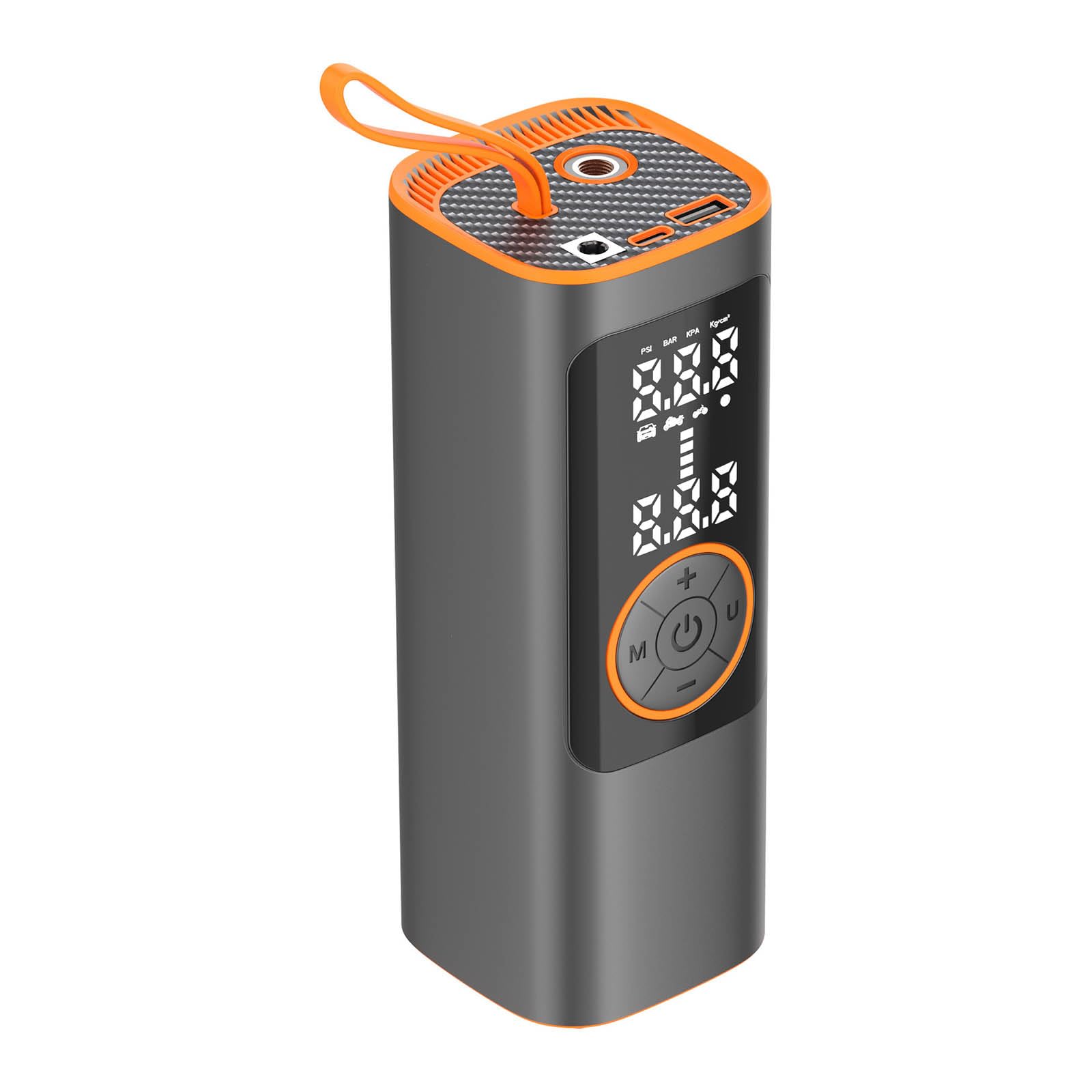 Tsophreniq Tire Inflator Portable Air Compressor 150PSI Electric Pumps for Car Tires Cordless, Digital Pressure Display Cordless Compressor for Car Tires