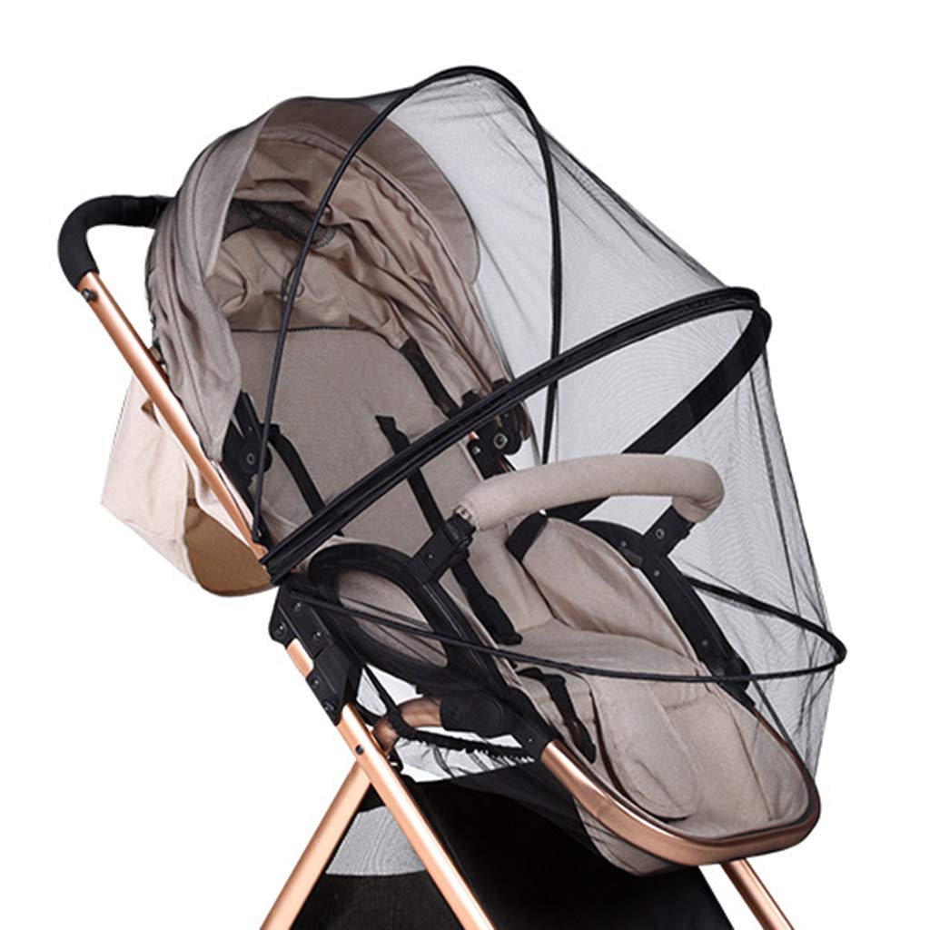Baby-Kinderwagen-Netz für Kinderwagen, zusammenklappbar, Zubehör für Kinderwagen, Kinderwagennetz