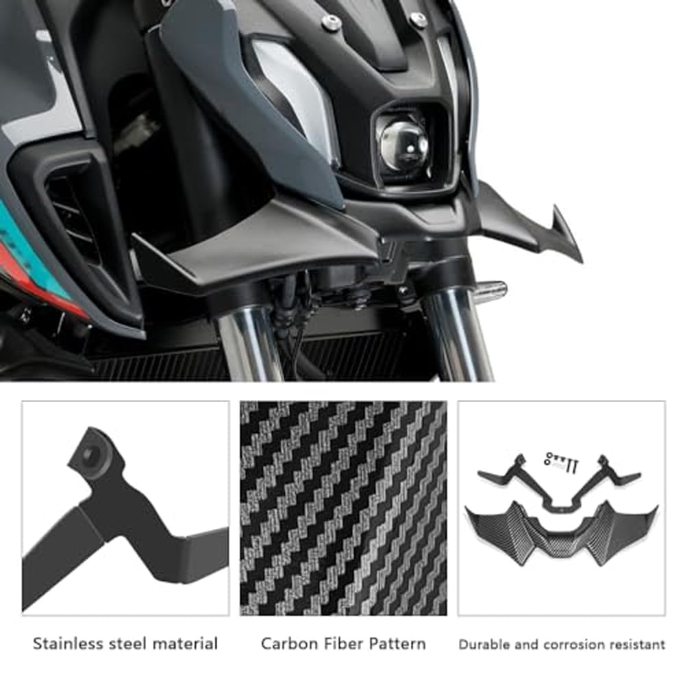 For MT-07 SP MT07 2021-2024Motorcycle Accessories Sport mt07 Downforce Naked Forntal Spoilers Aerodynamic Wing Deflector