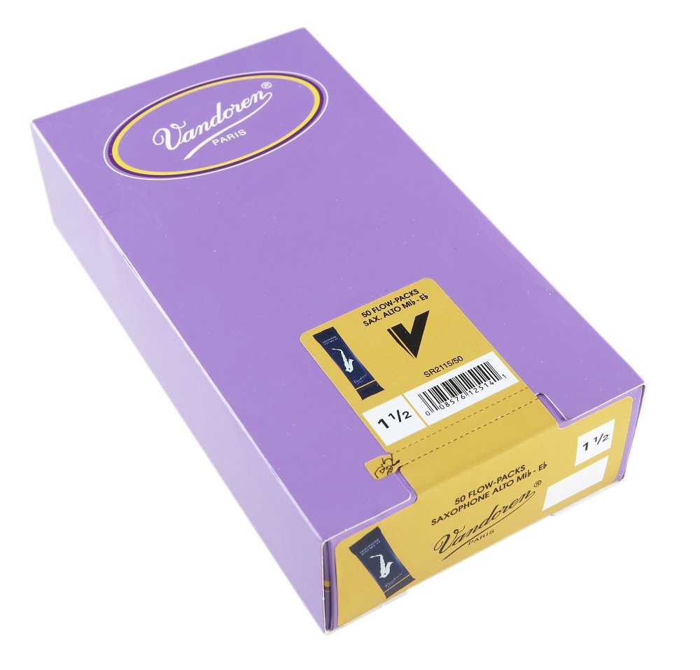 VANDOREN SR2115/50 Boîte de 50 Anches pour Saxophone Alto