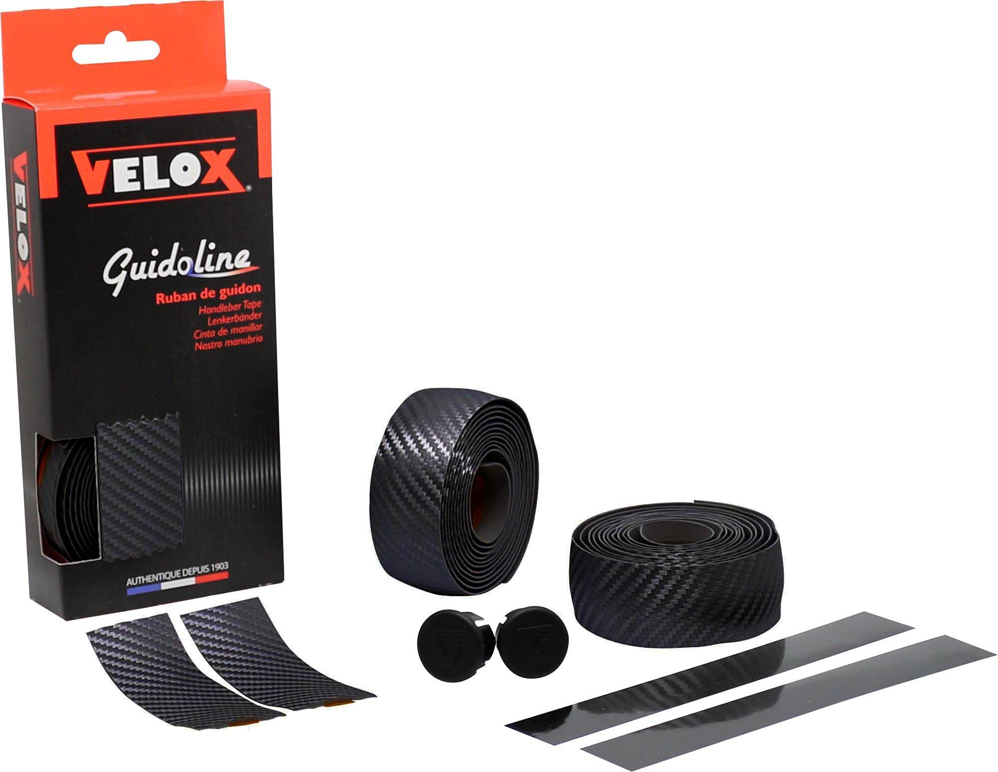 VELOX Karbon Bande de Guidon Mixte