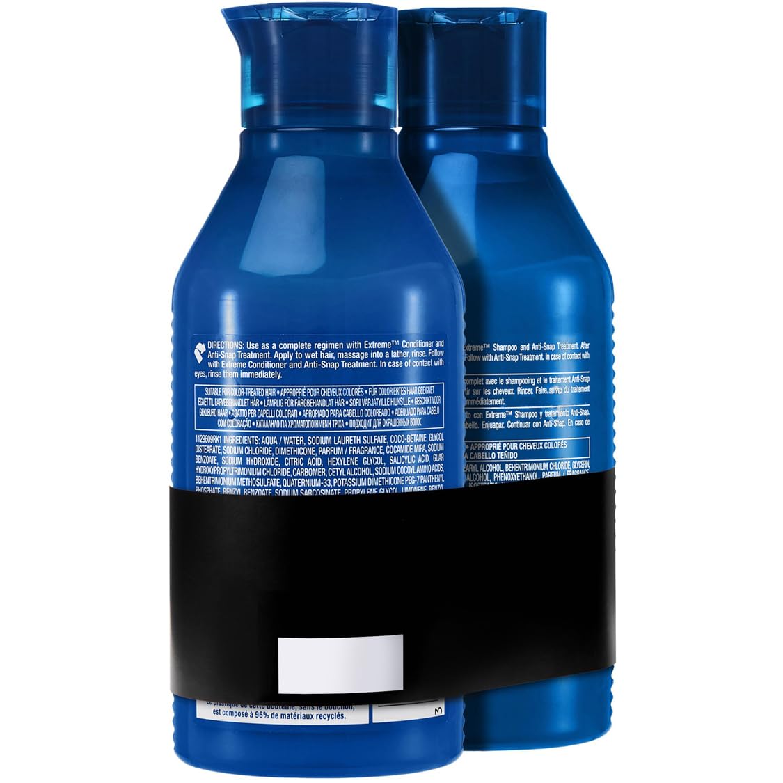 Redken XL Pflegeset für sprödes und geschädigtes Haar, Anti Haarbruch, Mit Interlock Protein Network, Extreme Shampoo 500 ml & Conditioner 500 ml
