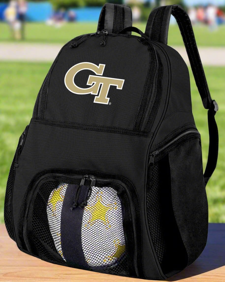 Broad Bay Georgia Tech Soccer Backpack or GT Yellow Jackets Volleyball Bag