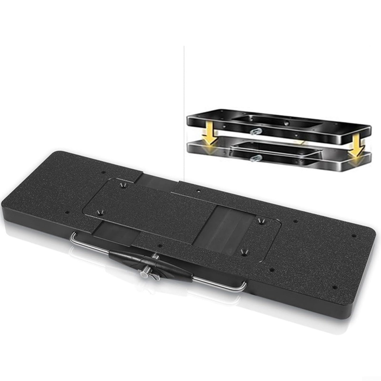 1854023 MKA-23 Support à dégagement rapide pour moteurs à la traîne Ultrex, Maxxum et Edge, design discret avec poignée de verrouillage et broches en acier inoxydable
