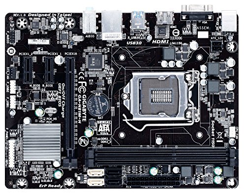 Image of (Refurbished) GIGABYTE Lga 1150 Intel H81 Usb3.0 /Sata 6Gbs Hdmi Dual Uefi Bios Matx DDR4 Motherboard Ga-H81M-H