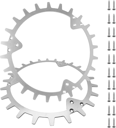 252mm Robotic Lawnmower Spikes for Husqvarna Automower 330 420 430X 435X 440 450X AWD 550, Traction Wheel Improvement Kit, Anti-Skid Spikes for Steep Slopes & Muddy Terrain (2 Pcs Set)