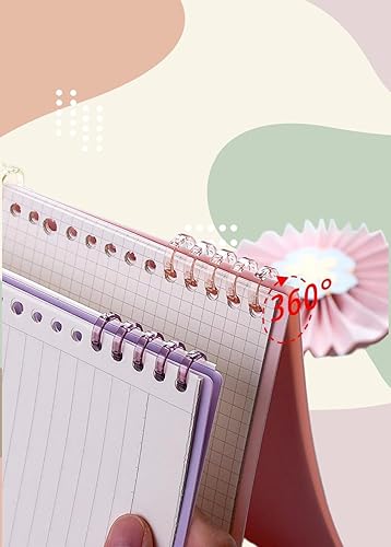 Miniatura 8 de Juego de perforadoras de papel portátil de 6 agujeros, anillos de hojas sueltas, espinas de encuadernación, para cuaderno, diario, álbum de