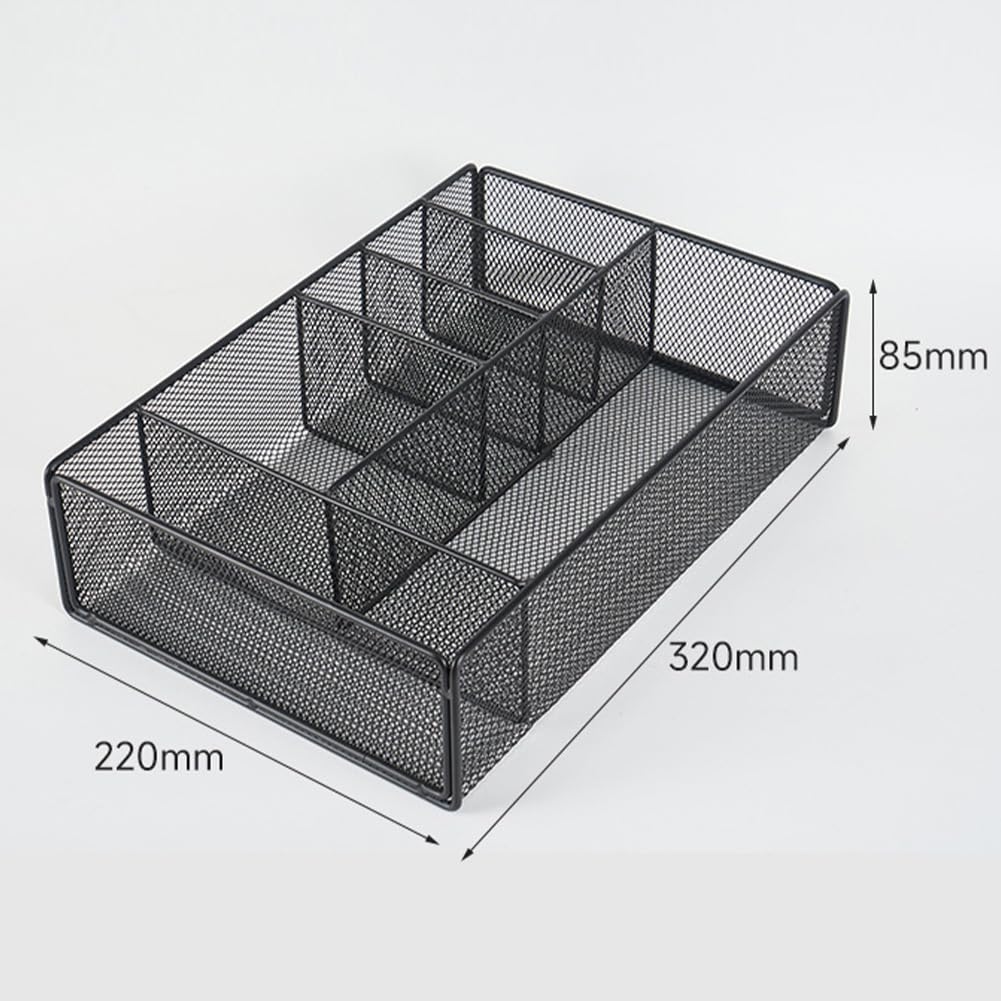 Cachpib Desk Drawer Organiser Tray, 6 Compartments Desk Drawer Organizer Tray - Image 3